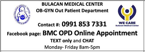 bmc opd online appointment|Bulacan Medical Center OPD Online Appointment.